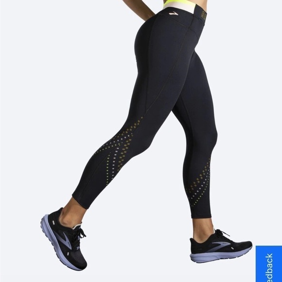 Brooks Running Black Run Within 7/8 Tight size medium - Picture 3 of 15